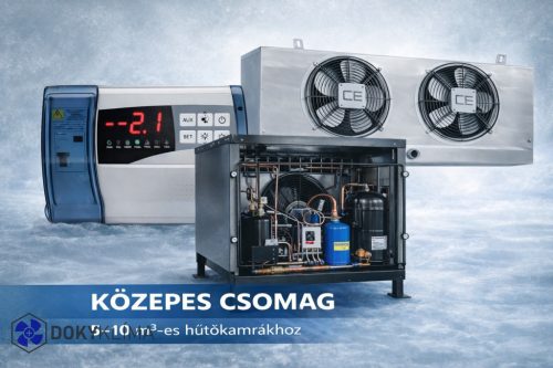 Közepes hűtőkamra csomag 5–10 m³-hez – Gépészeti csomag