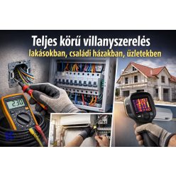 Villanyszerelés – lakossági és kisebb munkák